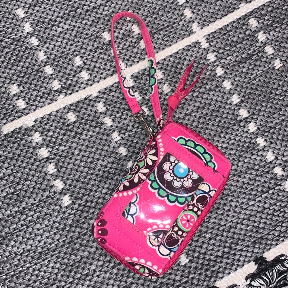 Vera Bradley pink clutch wallet